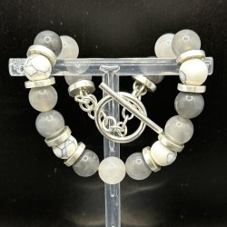 Natural Stone Bead Bracelet